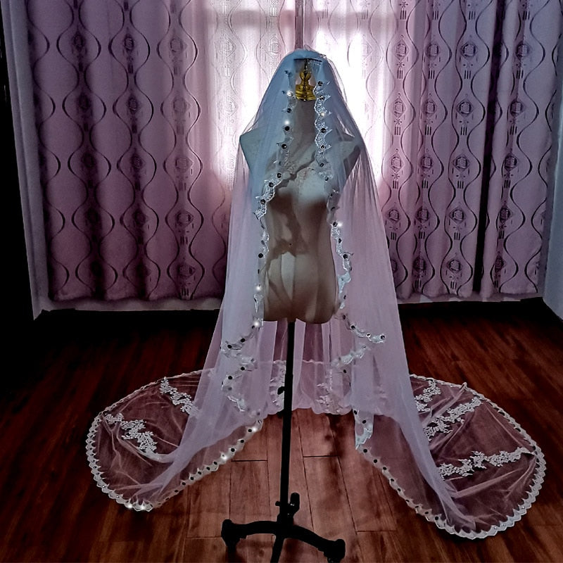 Diamond Full Lace Veil