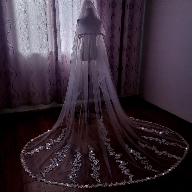Diamond Full Lace Veil