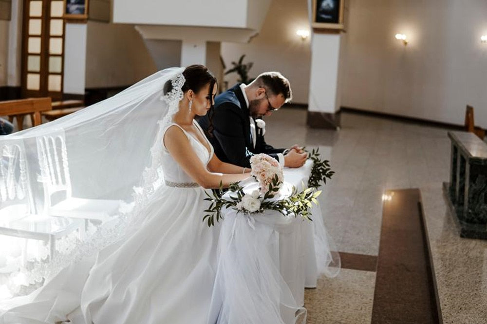 Sparkling Sequins Bride Veil