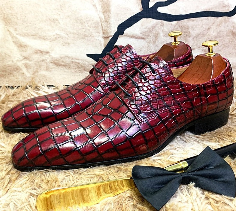 Luxuruy Printed Leather Shoes