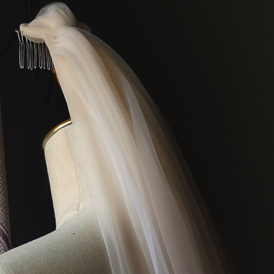 Wedding Lace Trim Luxury Veil