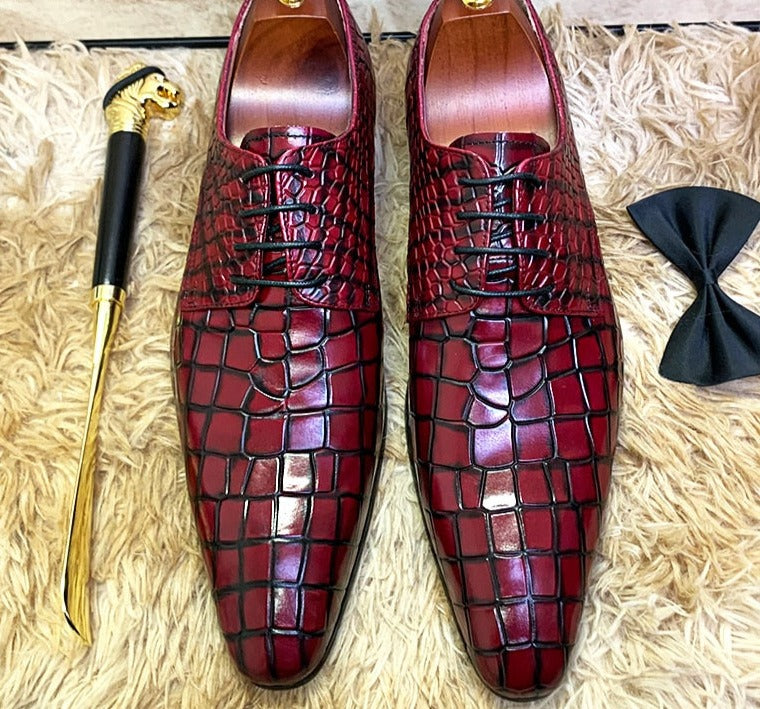 Luxuruy Printed Leather Shoes