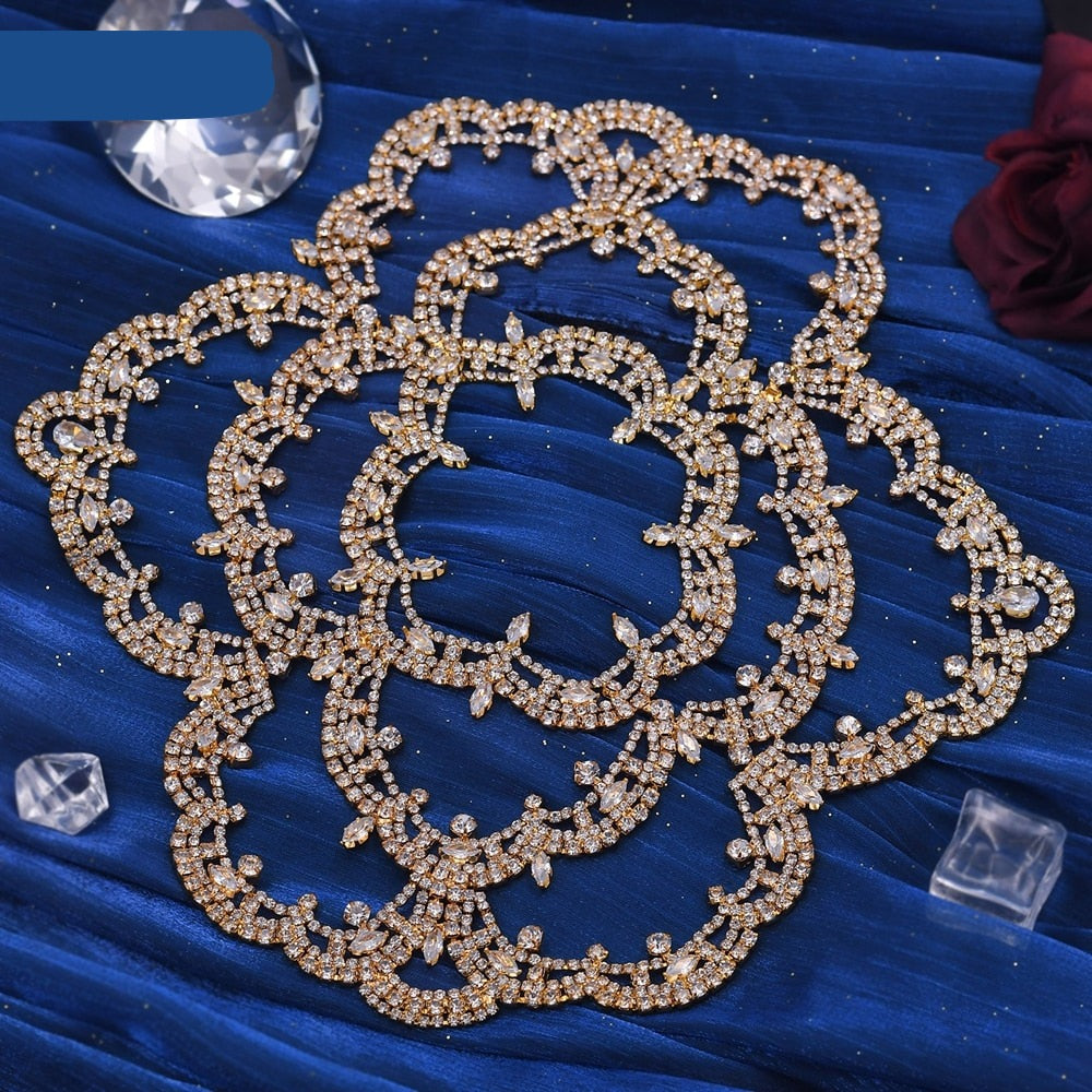 Crystal Bridal Headband Flower Shape