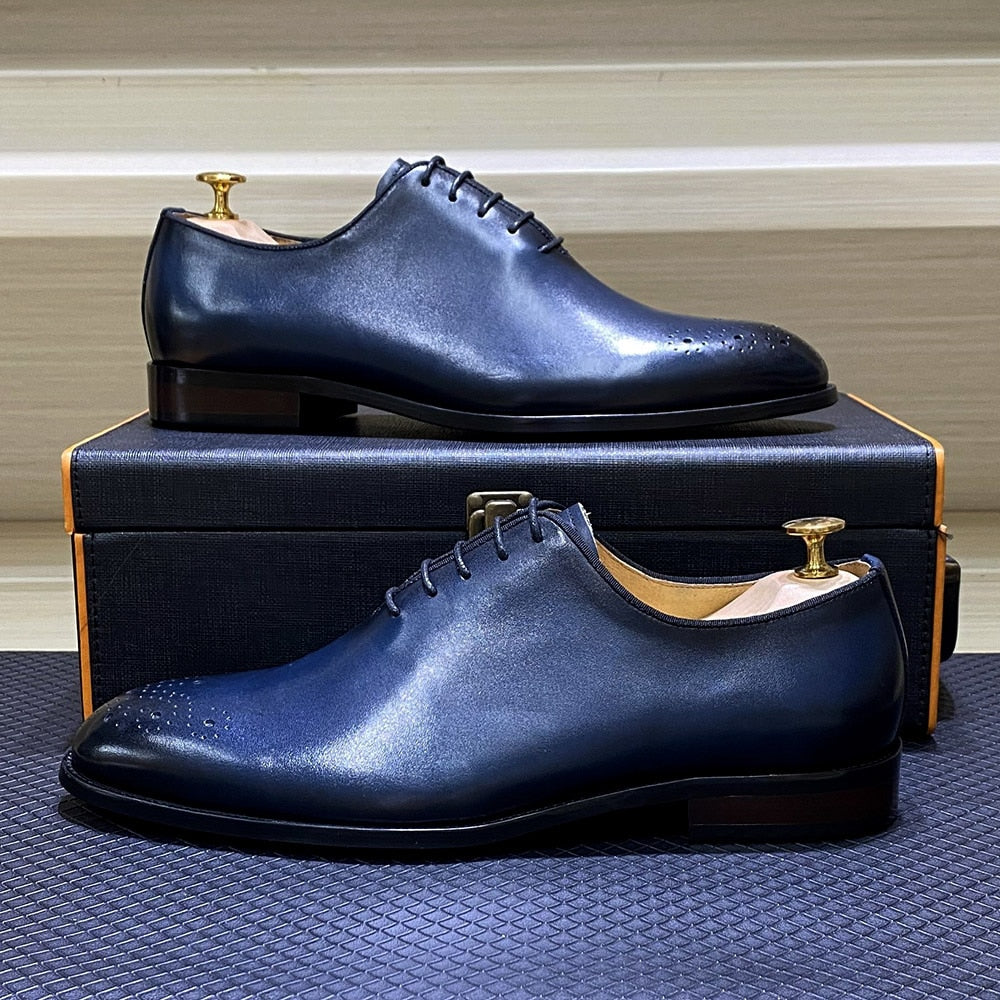 Classic Whole-Cut Oxford Shoes