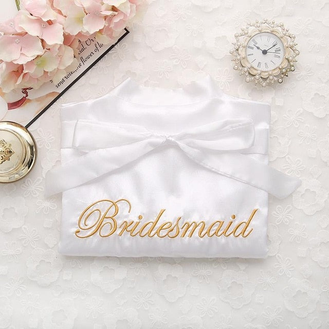 Bridesmaid Wedding Robe