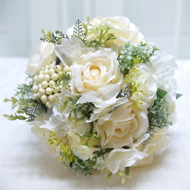 Natural Bouquet Peony Silk Eco Flowers