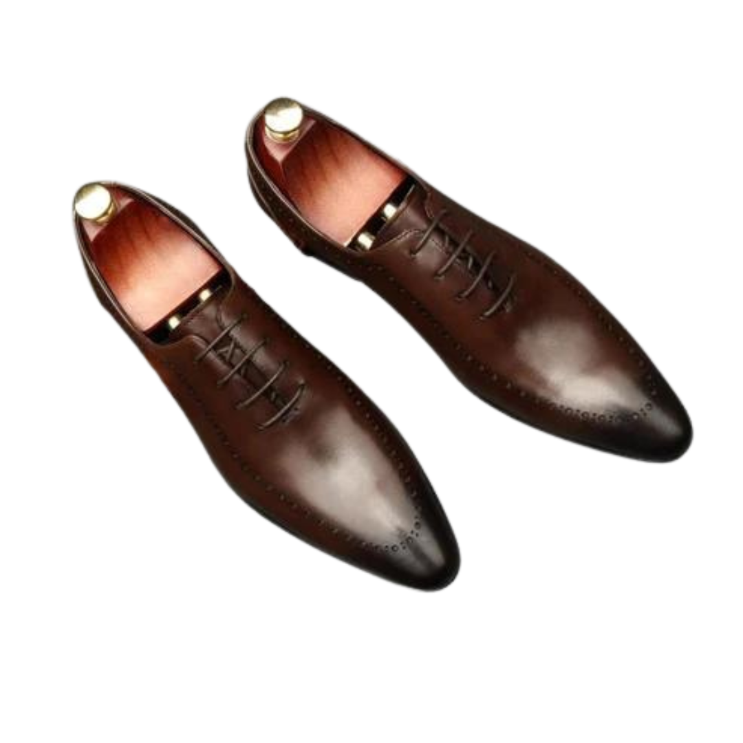 Classic Brogue Men Shoes - Vanity Glam