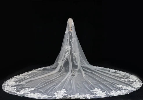 Unveiling Elegance: The Timeless Charm of the Long Lace Wedding Veil