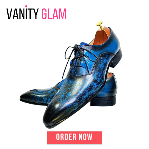 Ocean Blue Dress Shoes