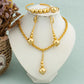 African Gold Color Jewelry Set