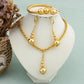 African Gold Color Jewelry Set