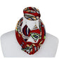 3-Piece African Print Ankara Fabric Jewelry Set – Necklace, Bracelet & Earrings Vanity Glam