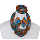 3-Piece African Print Ankara Fabric Jewelry Set – Necklace, Bracelet & Earrings Vanity Glam