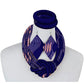 3-Piece African Print Ankara Fabric Jewelry Set – Necklace, Bracelet & Earrings Vanity Glam