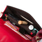 Alligator Pattern Cow Leather Clutch Bag compartment 