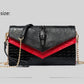 Alligator Pattern Cow Leather Clutch Bag small red black