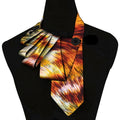 Bazin Fabric Handmade Collar – African Print Necklace & Statement Accessory f