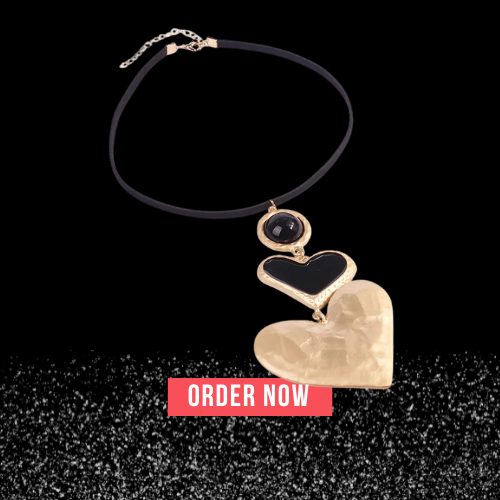Big Love Heart Collar Choker Necklaces 