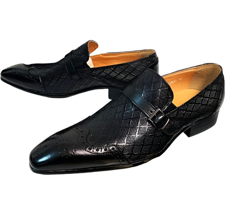 Black Coffee Wingtip Loafers