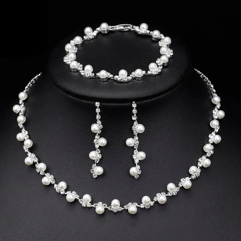 Bridal Rhinestone Crystal Jewelry Sets