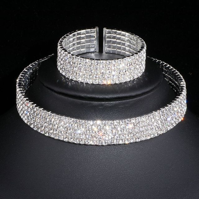 Tassel Crystal Jewelry Set