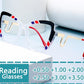 Color-blocked Optical Presbyopic Eyeglass