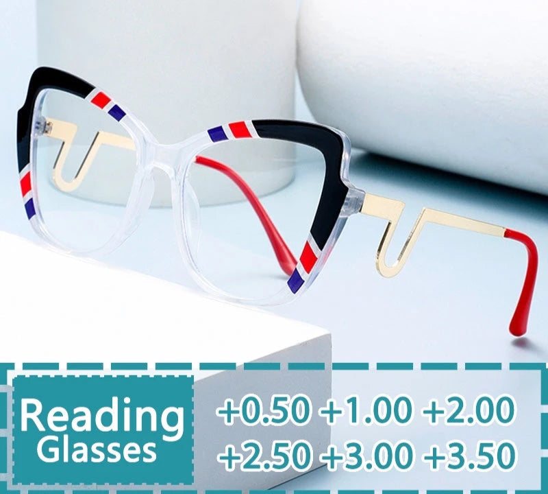 Color-blocked Optical Presbyopic Eyeglass