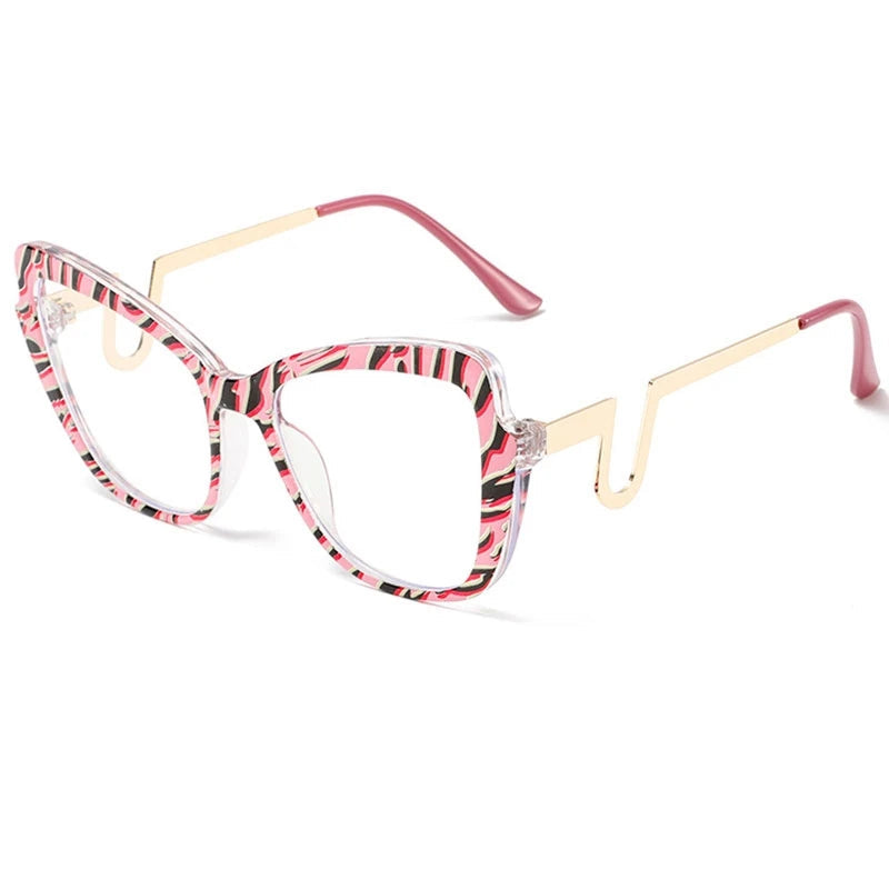 gold pink optical glasses