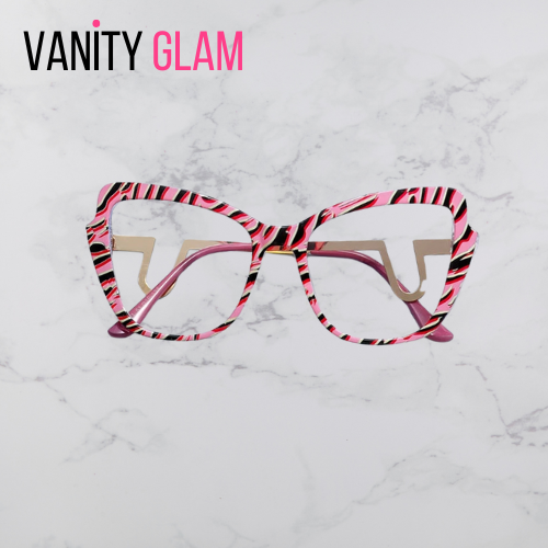 clear optical eyeglasses vanity glam logo