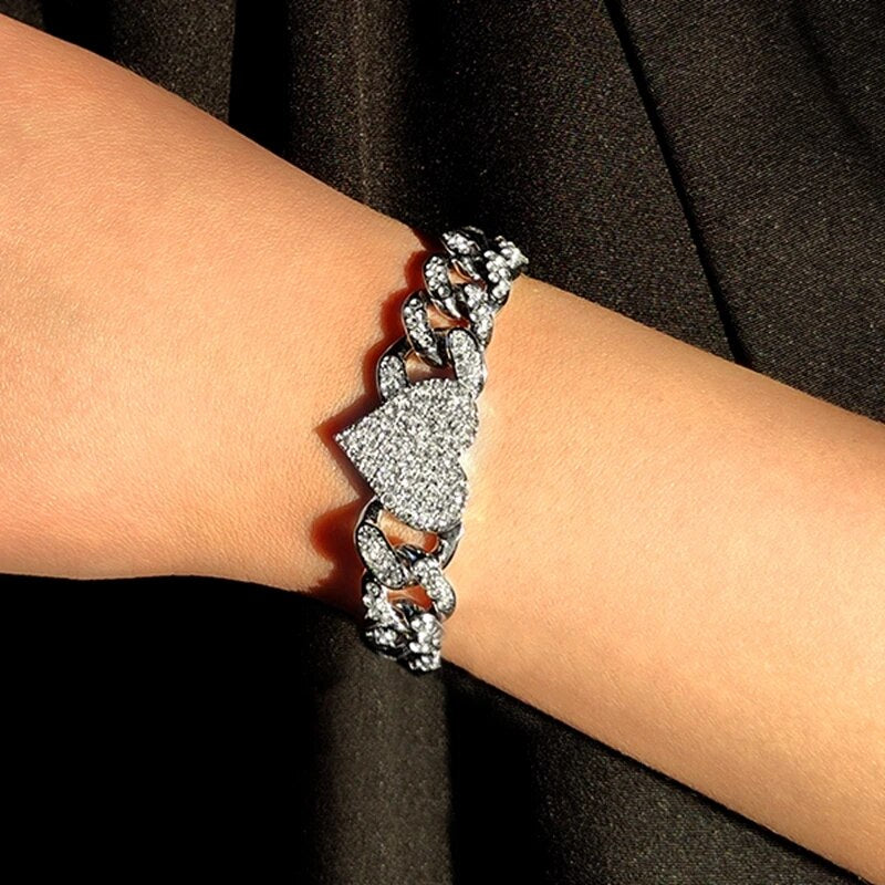 Crystal Link Chain Bracelet