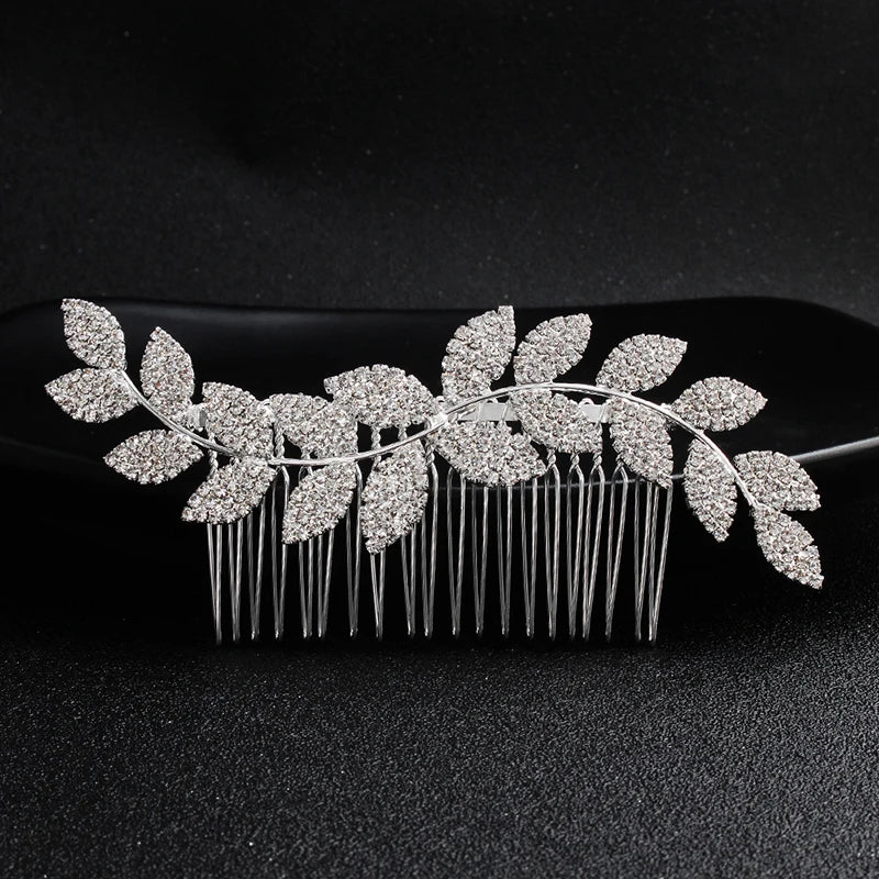 Crystal Rhinestone Bride Combs Clips