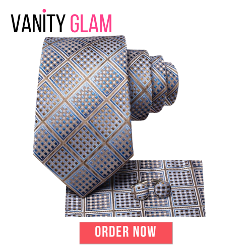 Daily Plaid Silk Tie Set