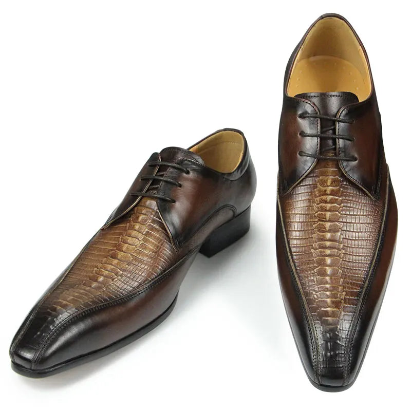 Derby Leather Wedding Shoes