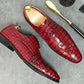 Derby Oxfords Print Casual Men's Shoes