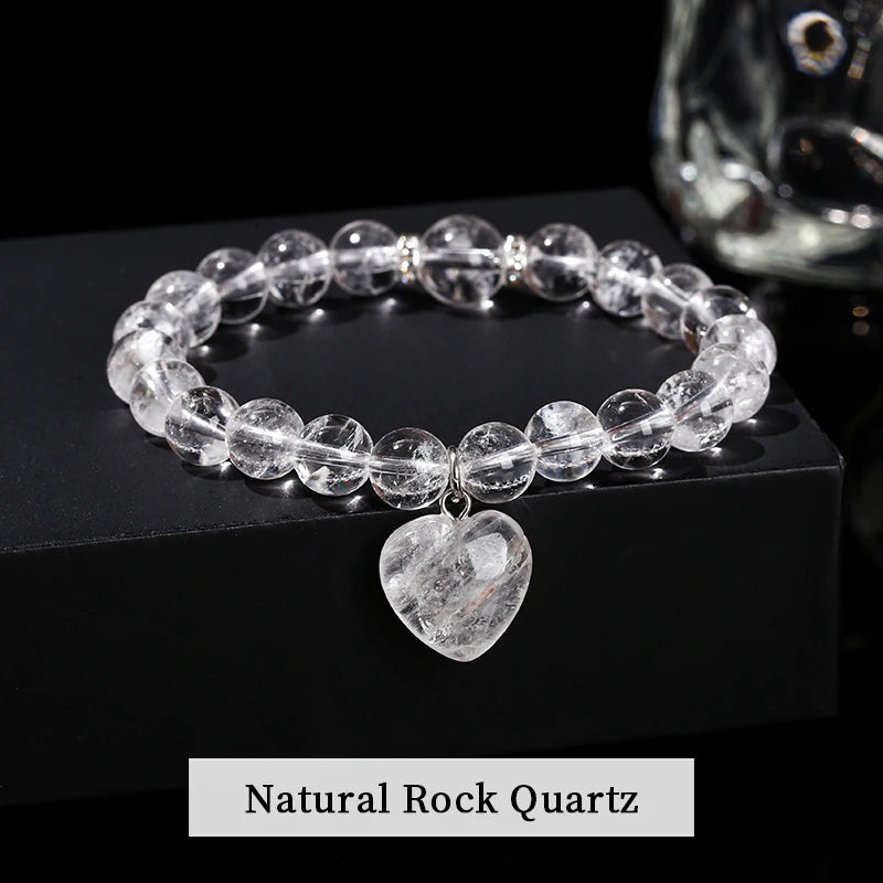 transparent Elegant Handmade Beaded Healing Bracelet