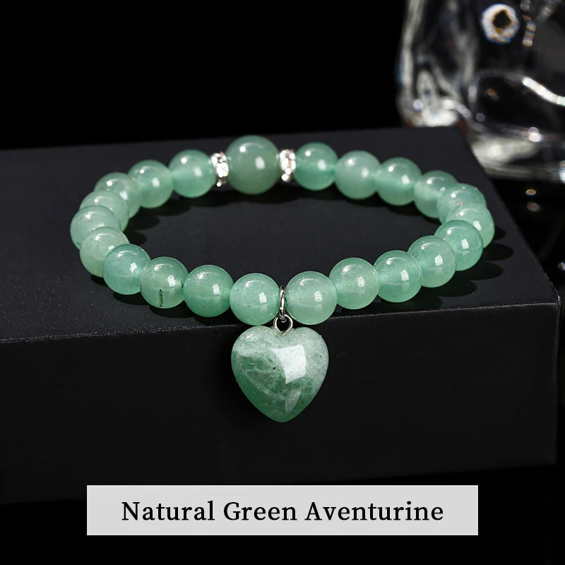 Green Elegant Handmade Beaded Healing Bracelet