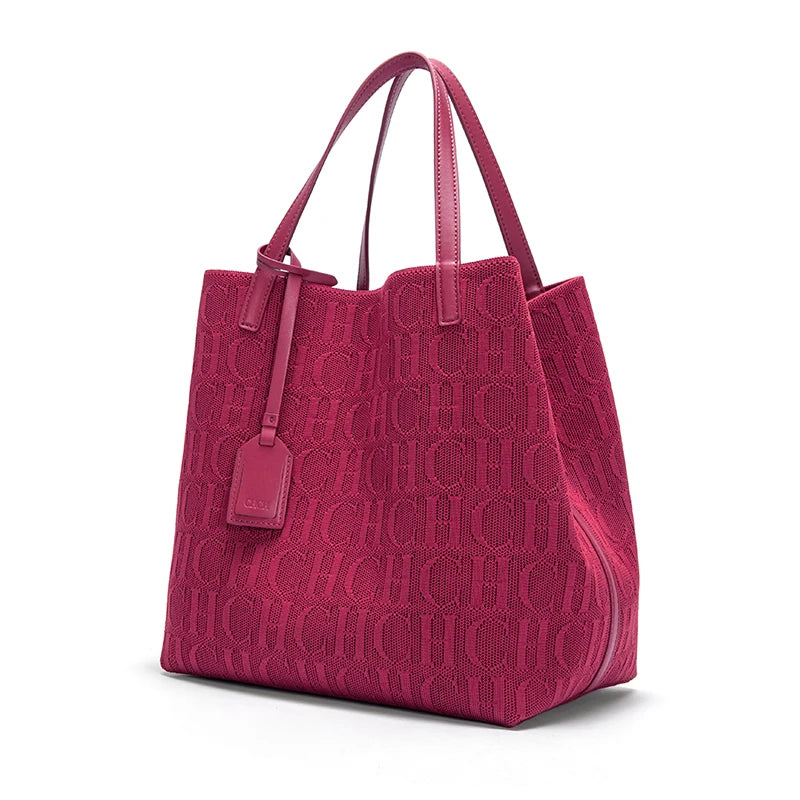 pink handbag