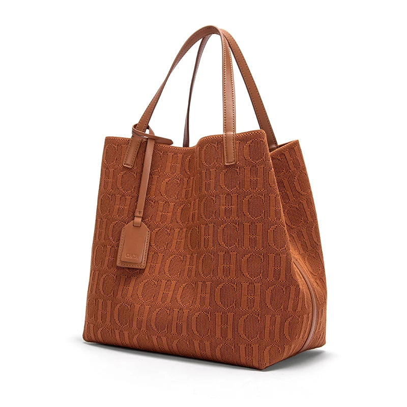 brown handbag