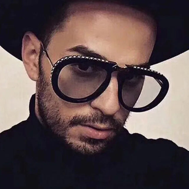 male model using black diamond sunglasses 