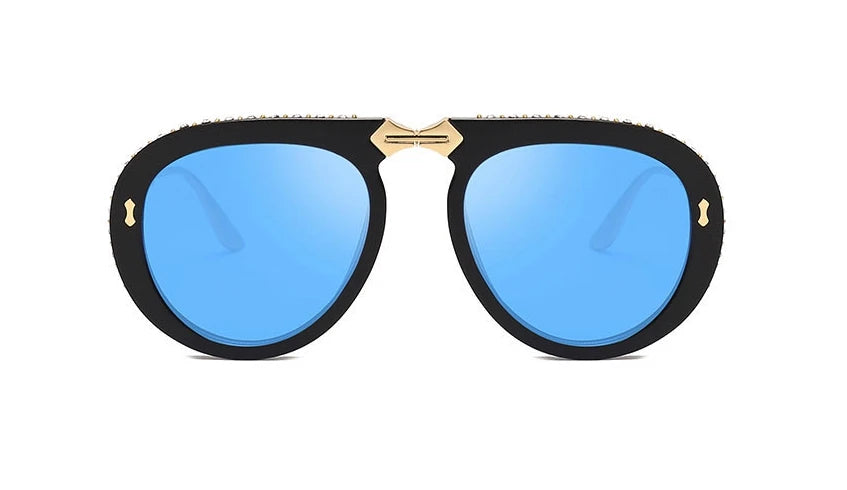 black blue sunglasses