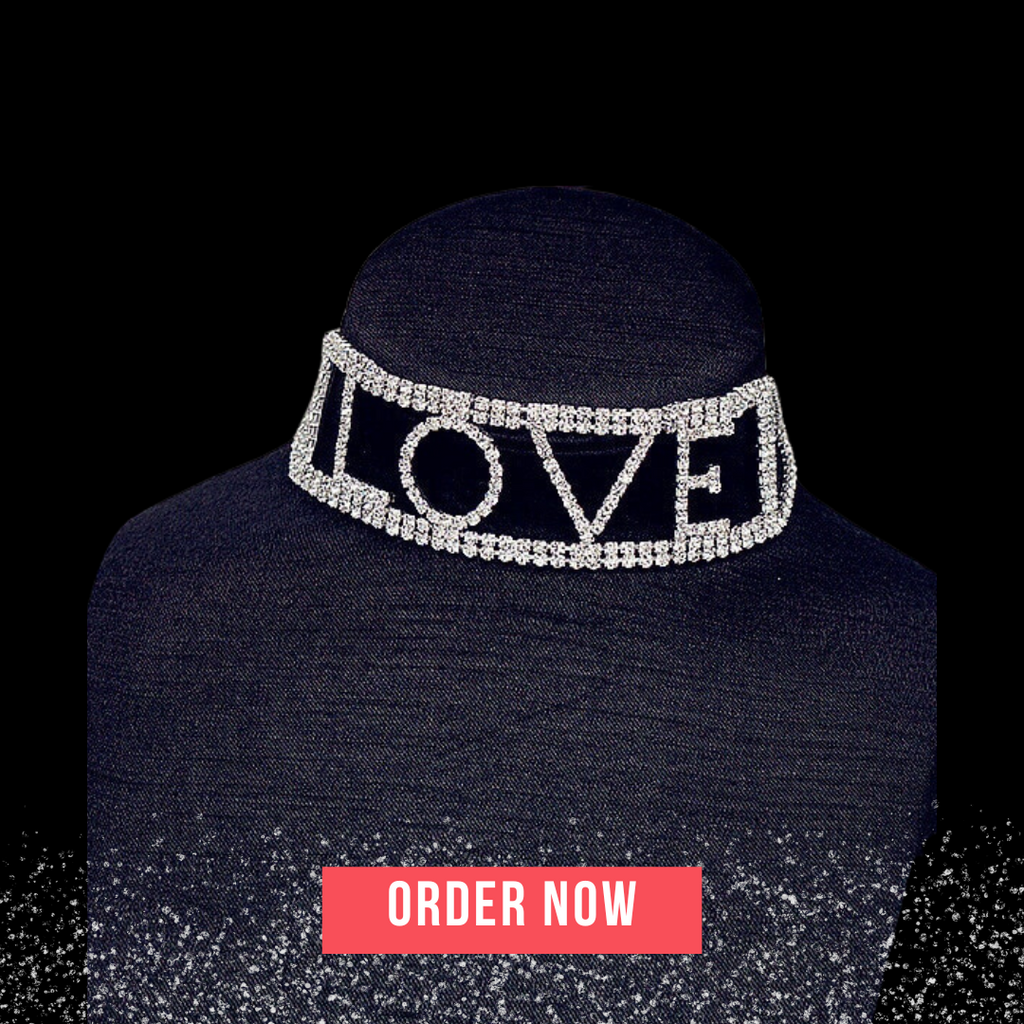 Full Rhinestone Choker Necklaces