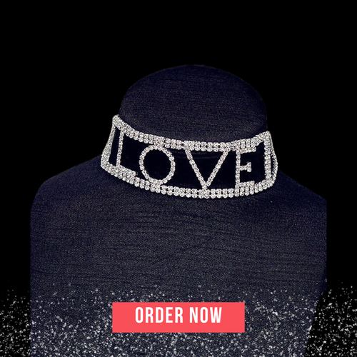 Full Rhinestone Choker Necklaces