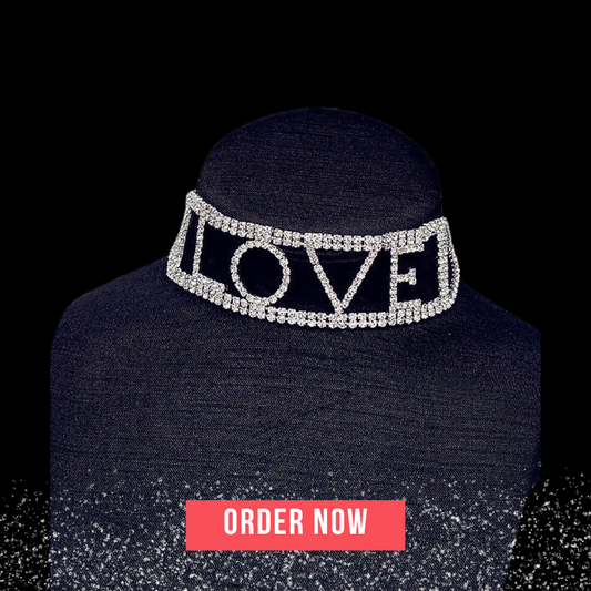 Full Rhinestone Choker Necklaces