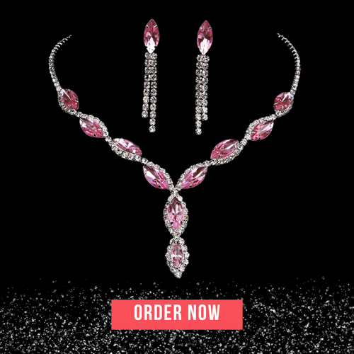 Geometric Designs Crystal Jewelry Sets