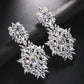 Geometric Rhinestone Earrings Dangle Jewelry Accessories
