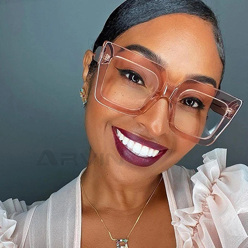 Gradients Big Oversized Square Frame Eyeglass