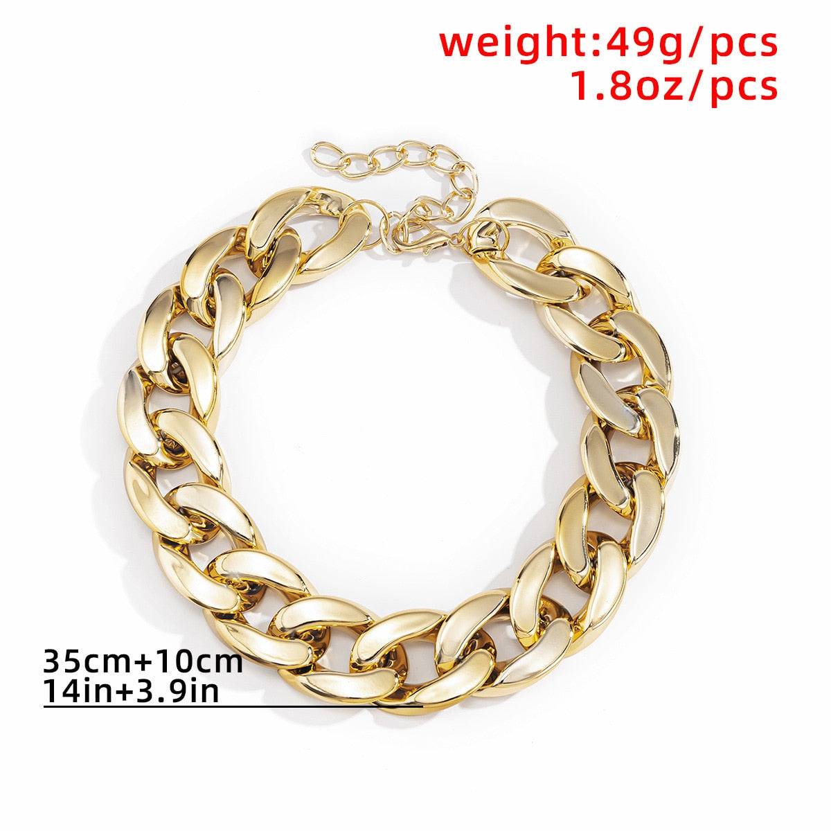 Thick-Chain Fashion Glamour Jewelry