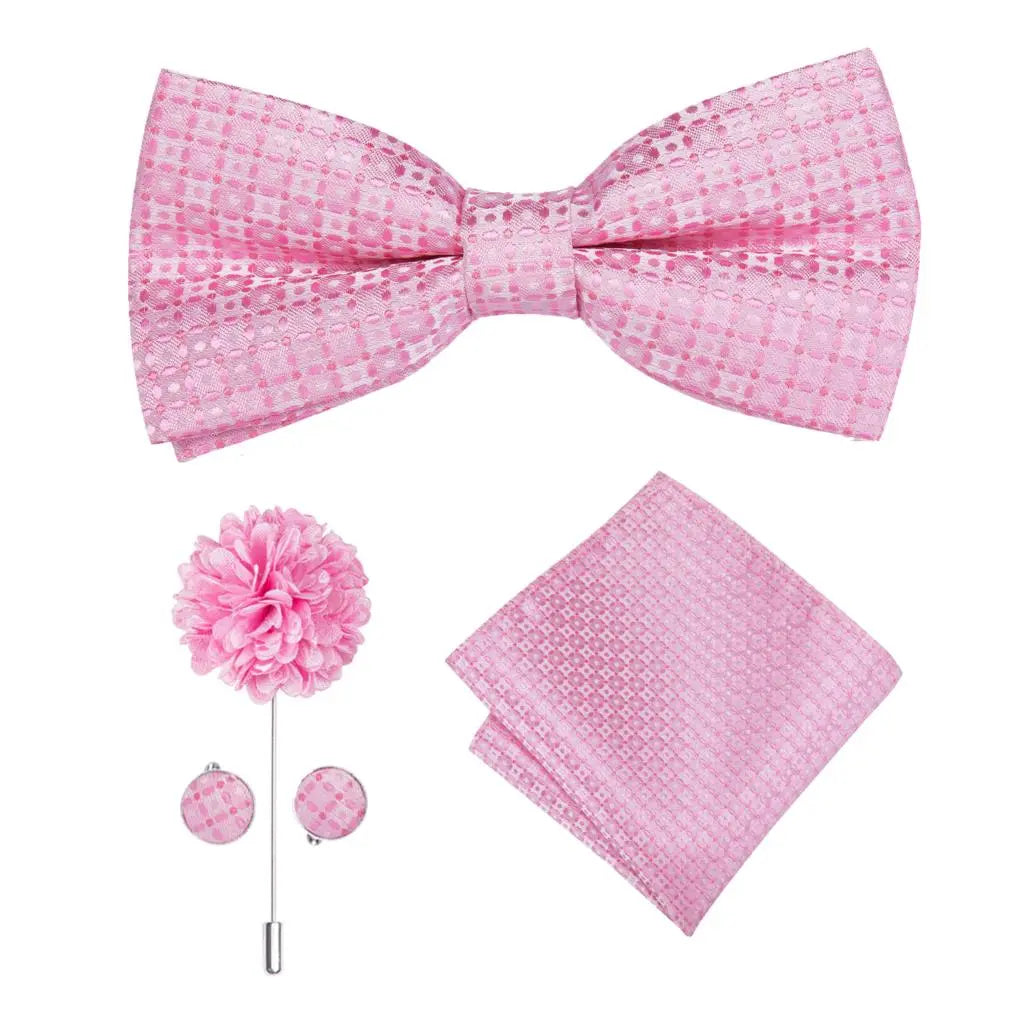 Butterfly Silk Tie Bow Tie Set