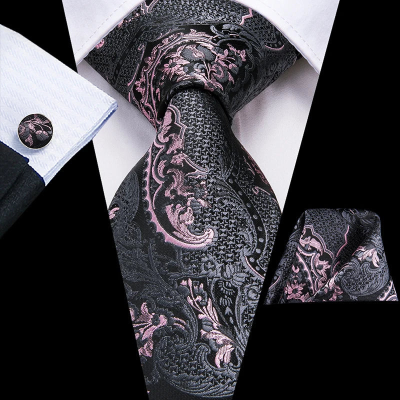 Luxury Silk Men Tie Set