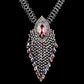 Full Rhinestones Long Chain Pendant Necklace